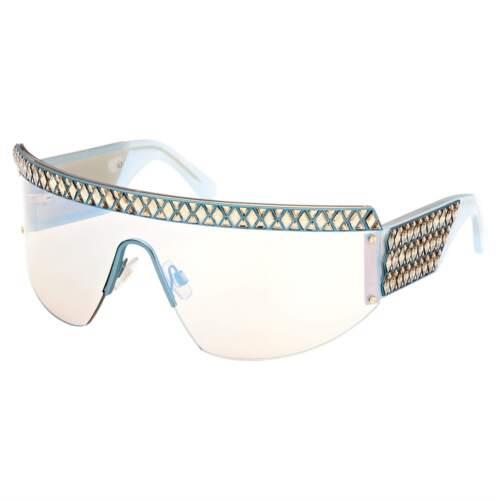 Swarovski Women`s Mask 99mm Blue Sunglasses 5634749