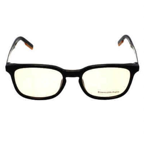 Ermenegildo Zegna Vicuna Demo Square Men`s Eyeglasses EZ5143 001 53