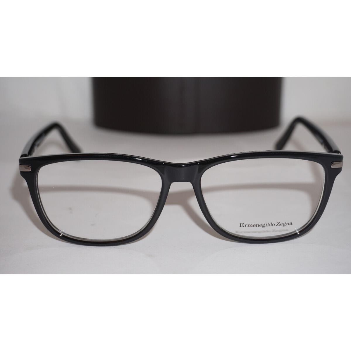 Ermenegildo Zegna Eyeglasses Black Silver EZ5005 001 55 14 145