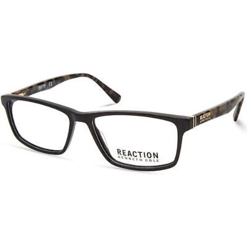 Kenneth Cole Reaction KC 886 KC0886 Shiny Black 001 Eyeglasses