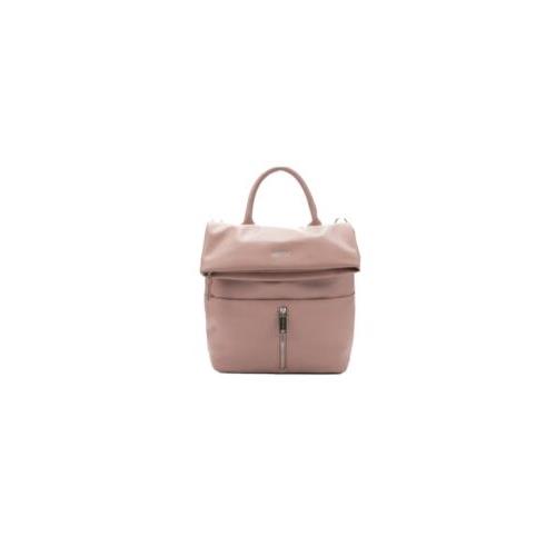 Kenneth Cole Reaction Ladies Mauve Free Fall Backpack/handbag Purse - Exterior: Pink