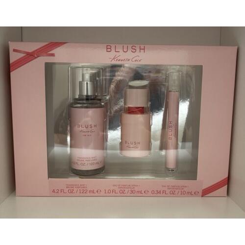 Kenneth Cole Blush For Woman 3 Pc. Gift Set Box