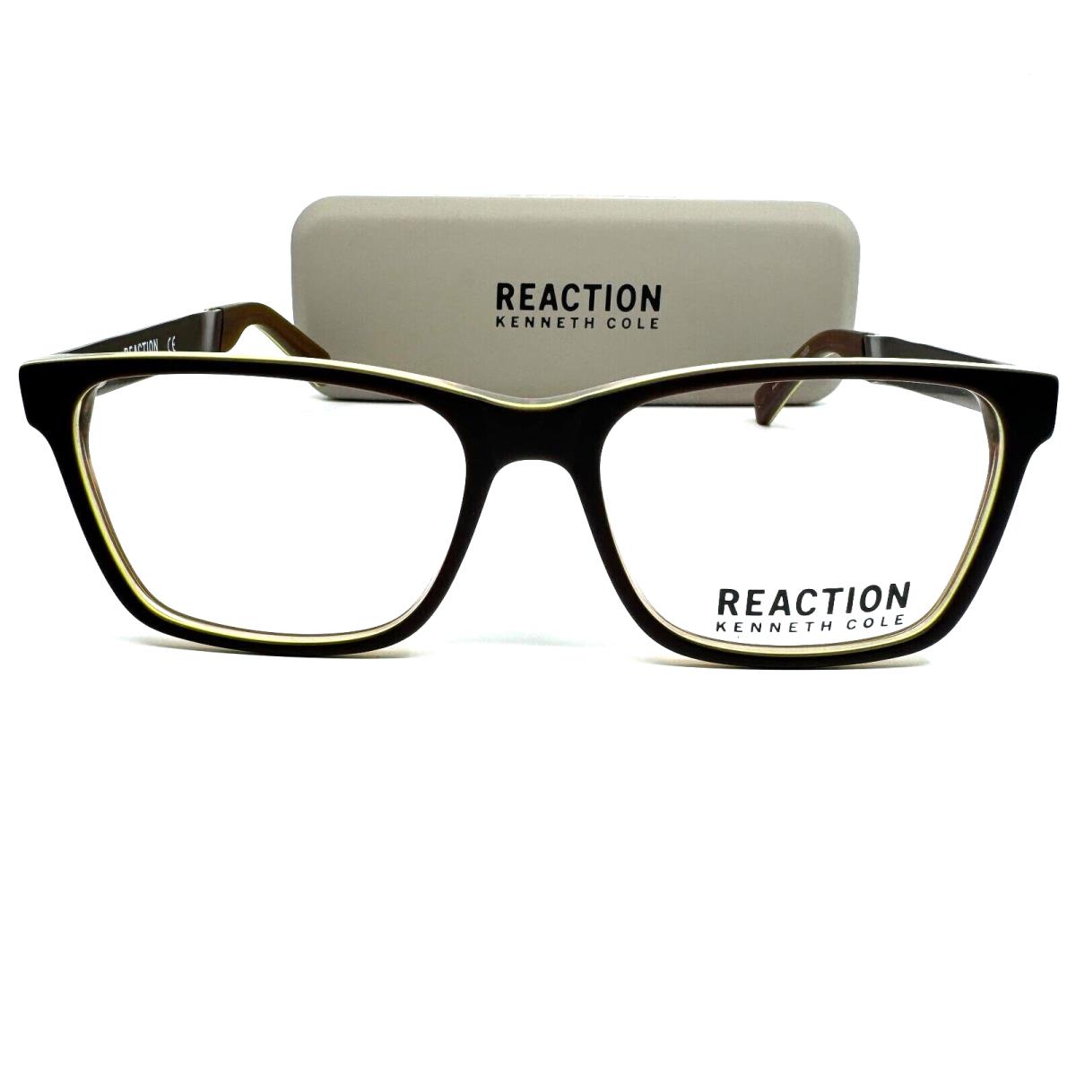 Kenneth Cole Reaction KC0790 Matte Brown Eyeglasses Frame 54-16-140 H9675