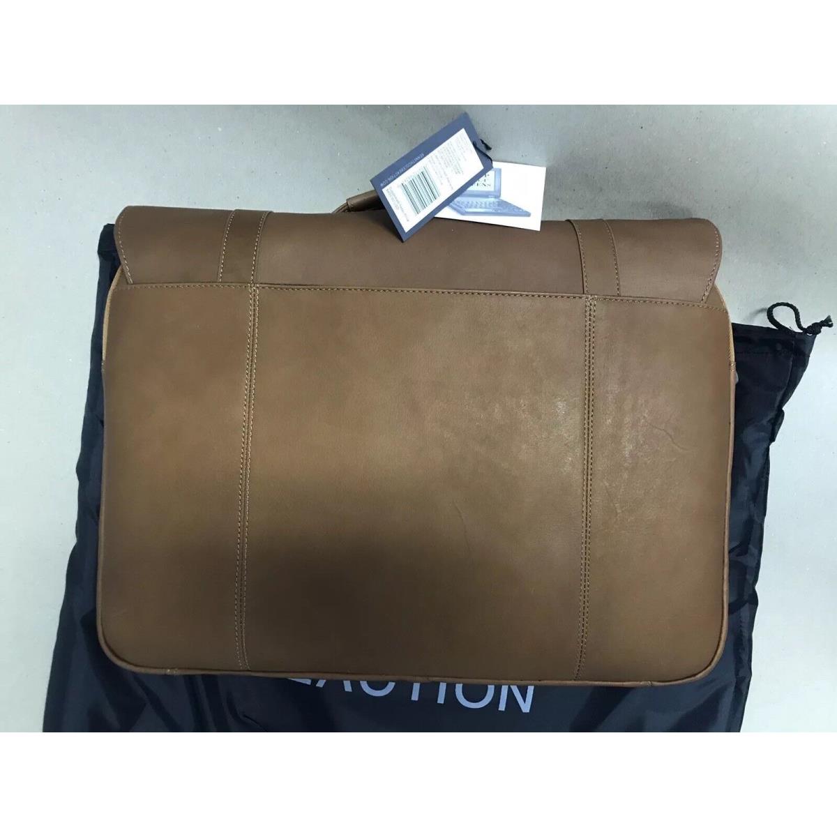 Kenneth Cole Reaction Show Business Leather Brief Case W/ Shoulder Strap