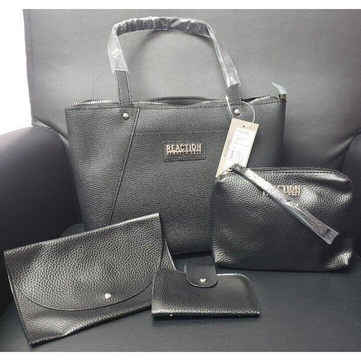 Kenneth Cole Reaction Hangbag Clutch Wristlet Credit Card Holder 4 Piece Set