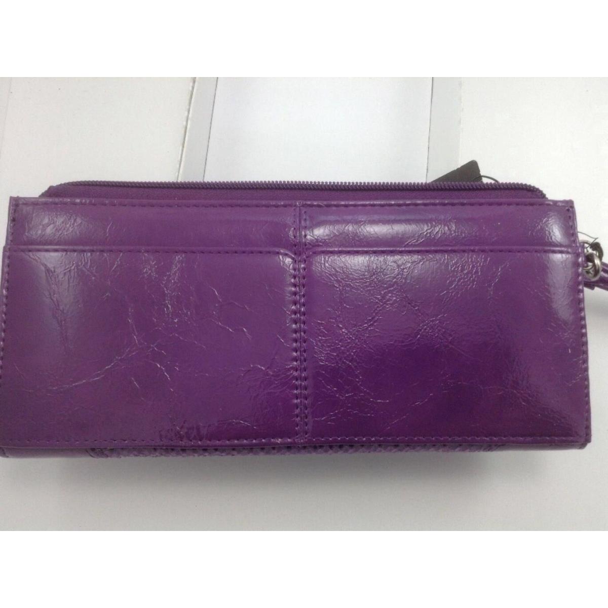 Women`s Kenneth Cole Reaction Love Purple Leather Wallet