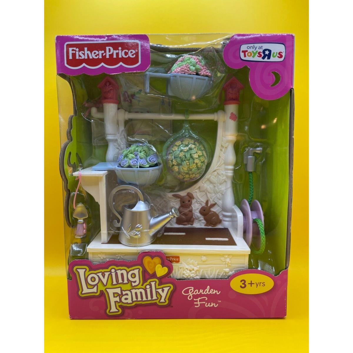 2010 Fisher-price Loving Family Garden Fun Easter Bunny Set-toys R` Us-nib