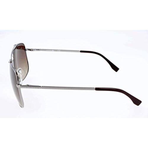 Lacoste Men Sunglasses L188S 035 Light Gunmetal/brown Gradient Aviator 100%UV