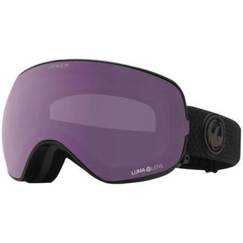 Dragon X2s Goggles Split Lumalens Violet + Lumalens Purple Ion