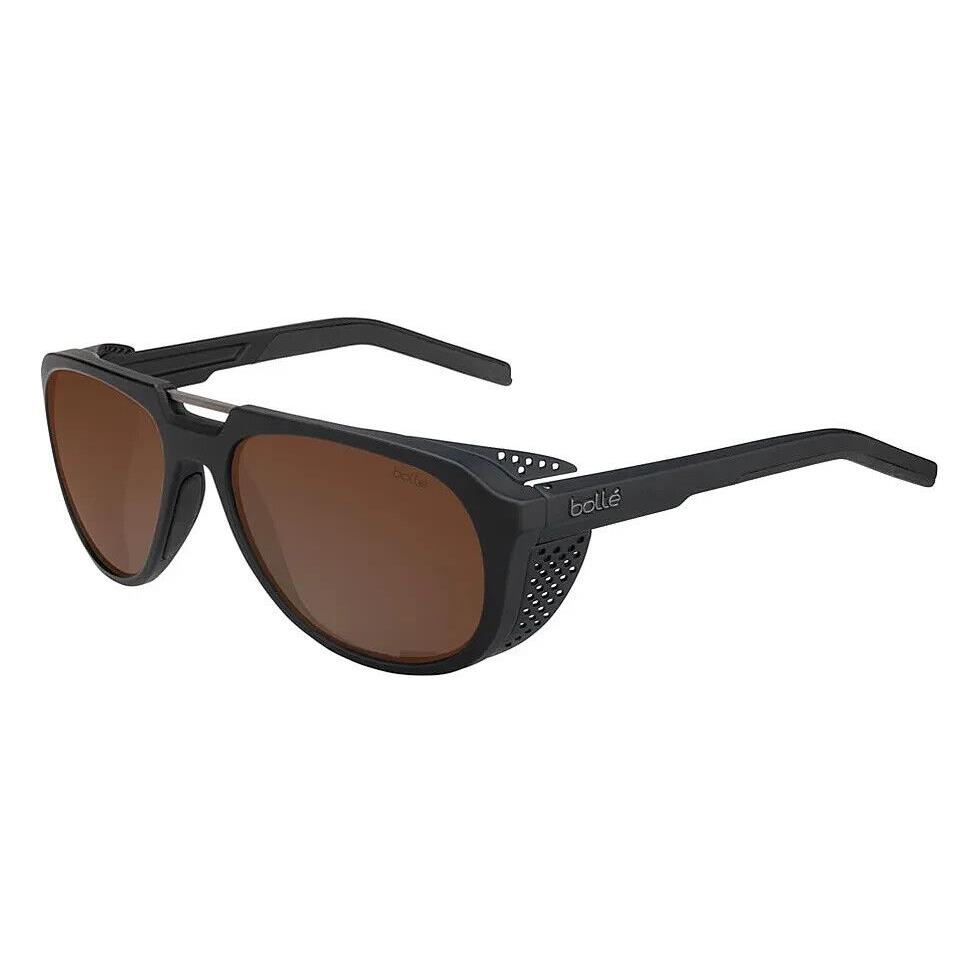 Bolle Cobalt Sunglasses 12525 Black Frame/brown Lenses Made in Italy