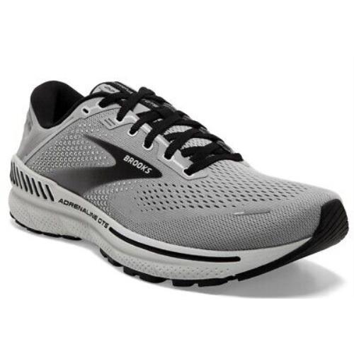 Brooks Adrenaline Gts 22 Mens Road-running Shoes - Alloy/grey/black - Black, Grey