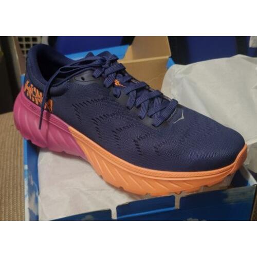 Hoka One One Women`s Mach 2 Running Shoes Medival Blue Berry Berry 8.5