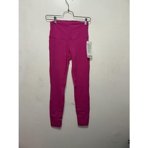 Lululemon Align HR Pant 28 Nulu Sncp Size 6 Tags Pink