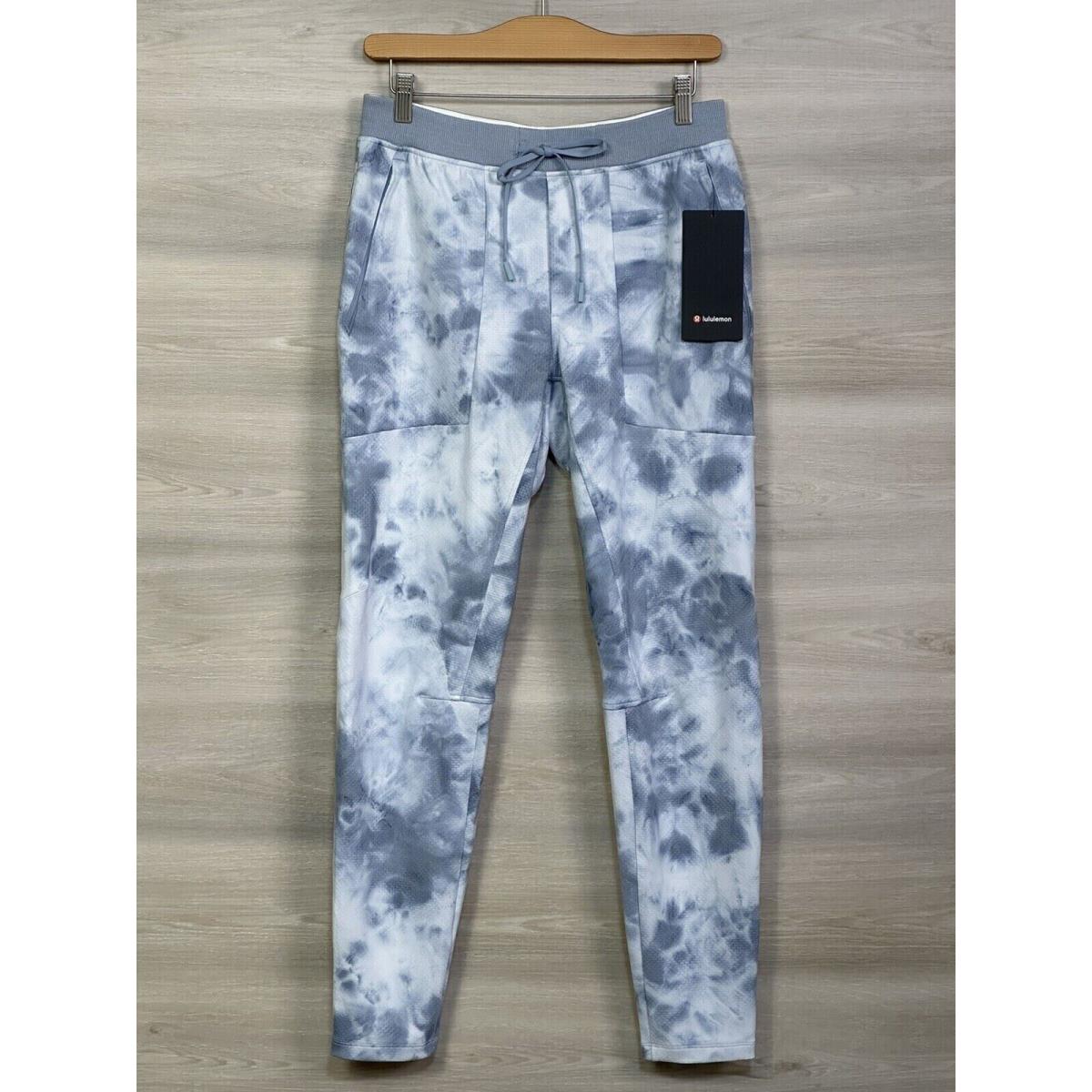 Men`s Lululemon Textured Tech Pant Blue Gray White Tdwi Sz XL