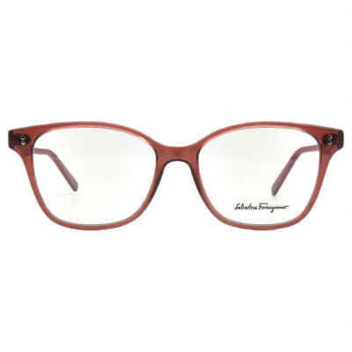 Salvatore Ferragamo Demo Rectangular Ladies Eyeglasses SF2912 611 52