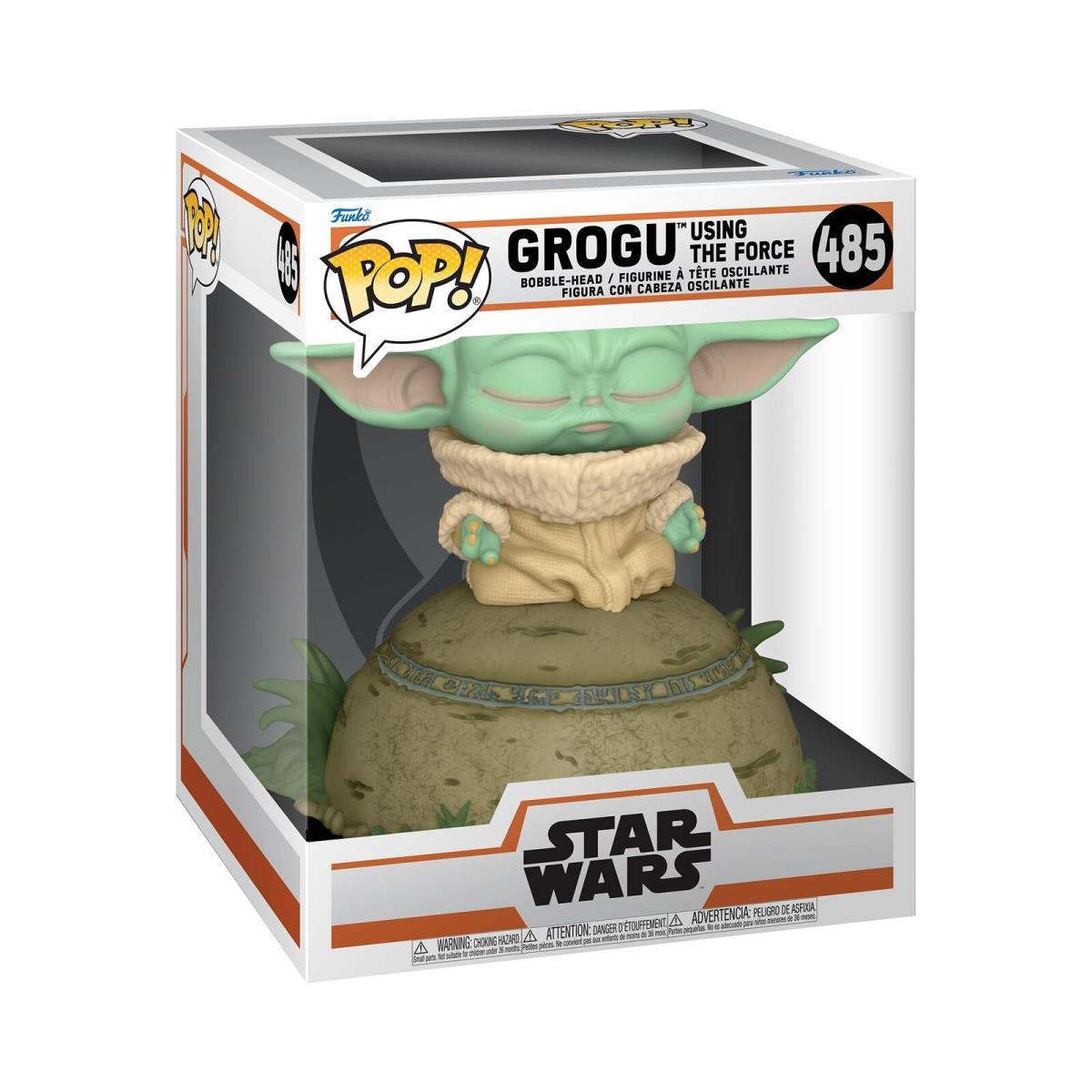 Funko Pop Deluxe: Star Wars: The Mandalorian - Grogu Using Force The Child Ba