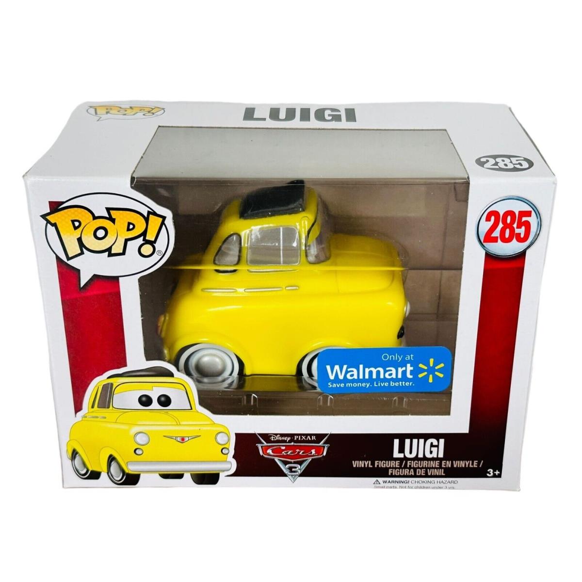 Luigi Funko Pop 285 Cars Walmart Exclusive Toy Figure
