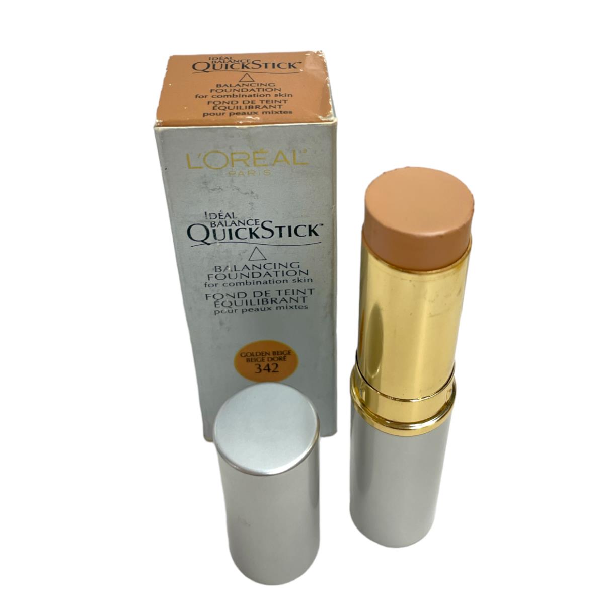 L`oreal Quick Stick Balancing Foundation Skin Spf 14 0.38oz / 11g You Pick Golden Beige 342