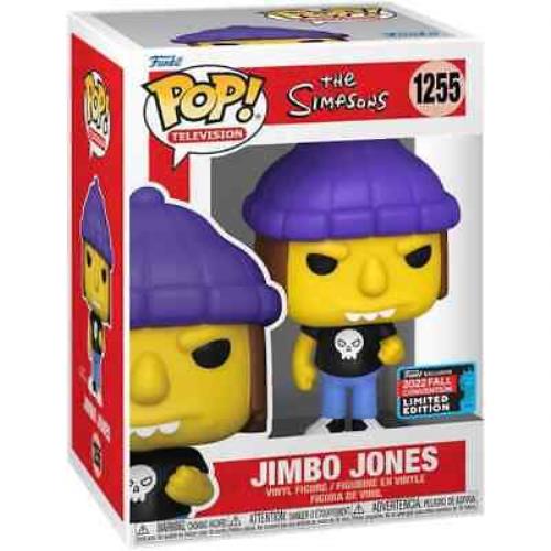 Funko Pop The Simpsons Jimbo Jones 1255 Toy Tokyo 2022 Exclusive Protector