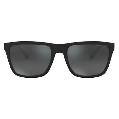 Armani Exchange AX4080S Sunglasses Men Black Square 57mm