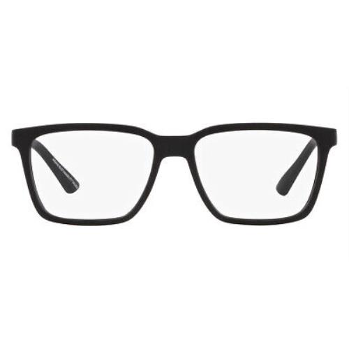 Armani Exchange AX3103F Eyeglasses Matte Black/white 55mm