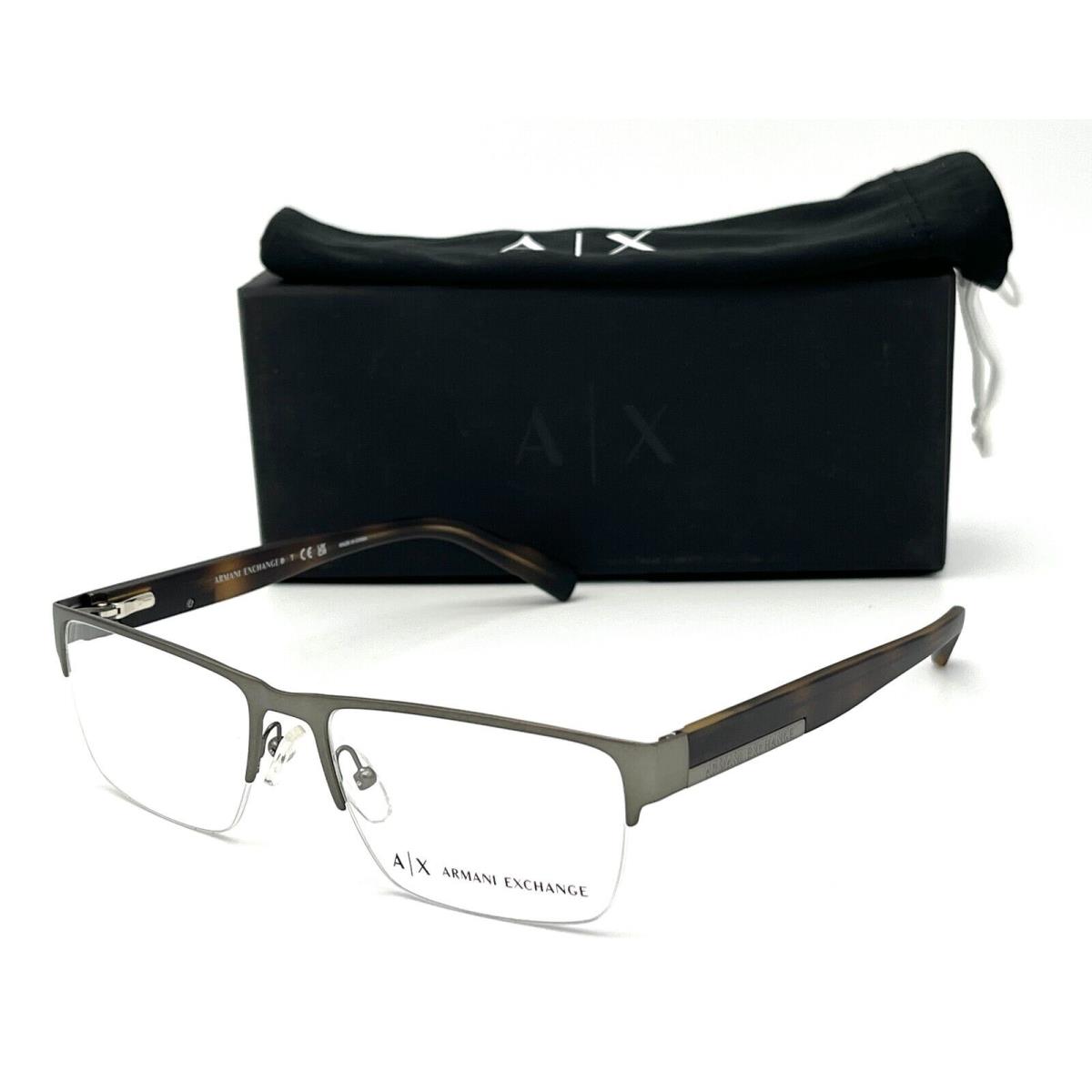 Armani Exchange AX1018 6063 Matte Black / Demo Lenses 54mm Eyeglasses