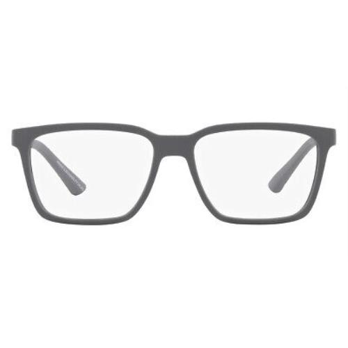 Armani Exchange AX3103F Eyeglasses Matte Gray Matte Gunmetal/black 55mm