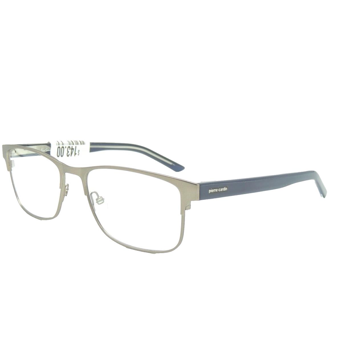 Pierre Cardin PC 6781 Fxa Gumetal Navy Eyeglass Frame 54 17 145