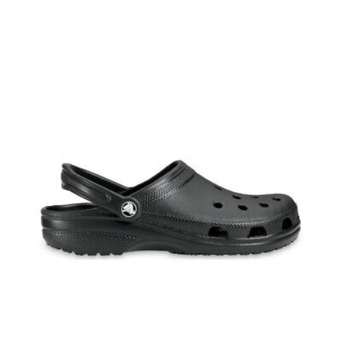 Crocs Clogs Classic Unisex Adults Black 10001 Slip On
