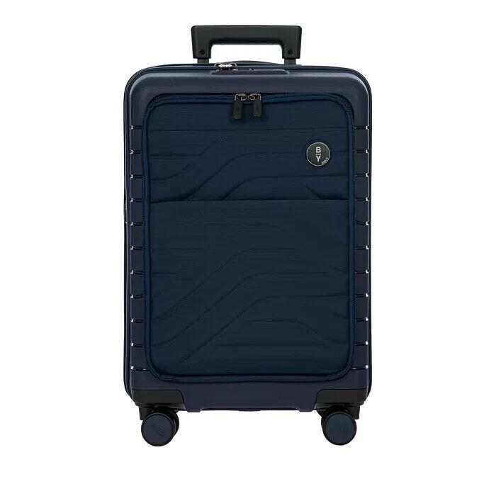 Bric`s Bric`s By Ulisse T1140 Ocean Blue Expandable Carry On Spinner Suitcase 21