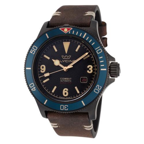 Glycine Men`s Combat Sub Vintage 42mm Automatic Watch GL0270
