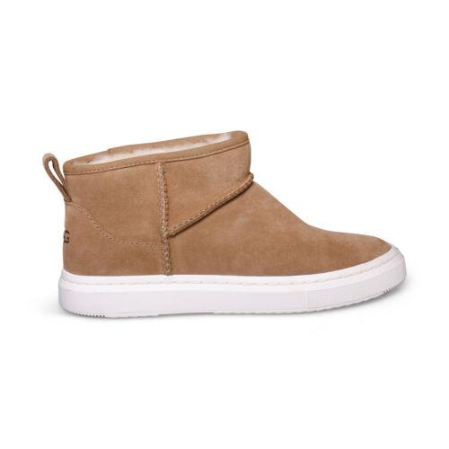 Ugg Alameda Mini Chestnut Suede Shearling Ankle Women`s Boots Size US 10