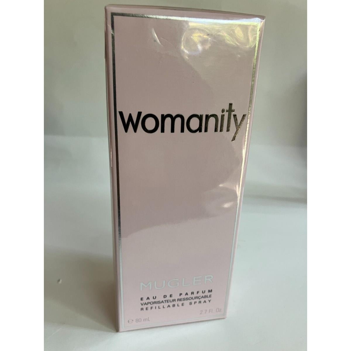 Womanity by Thierry Mugler 2.7oz Edp Refillable Spray For Women