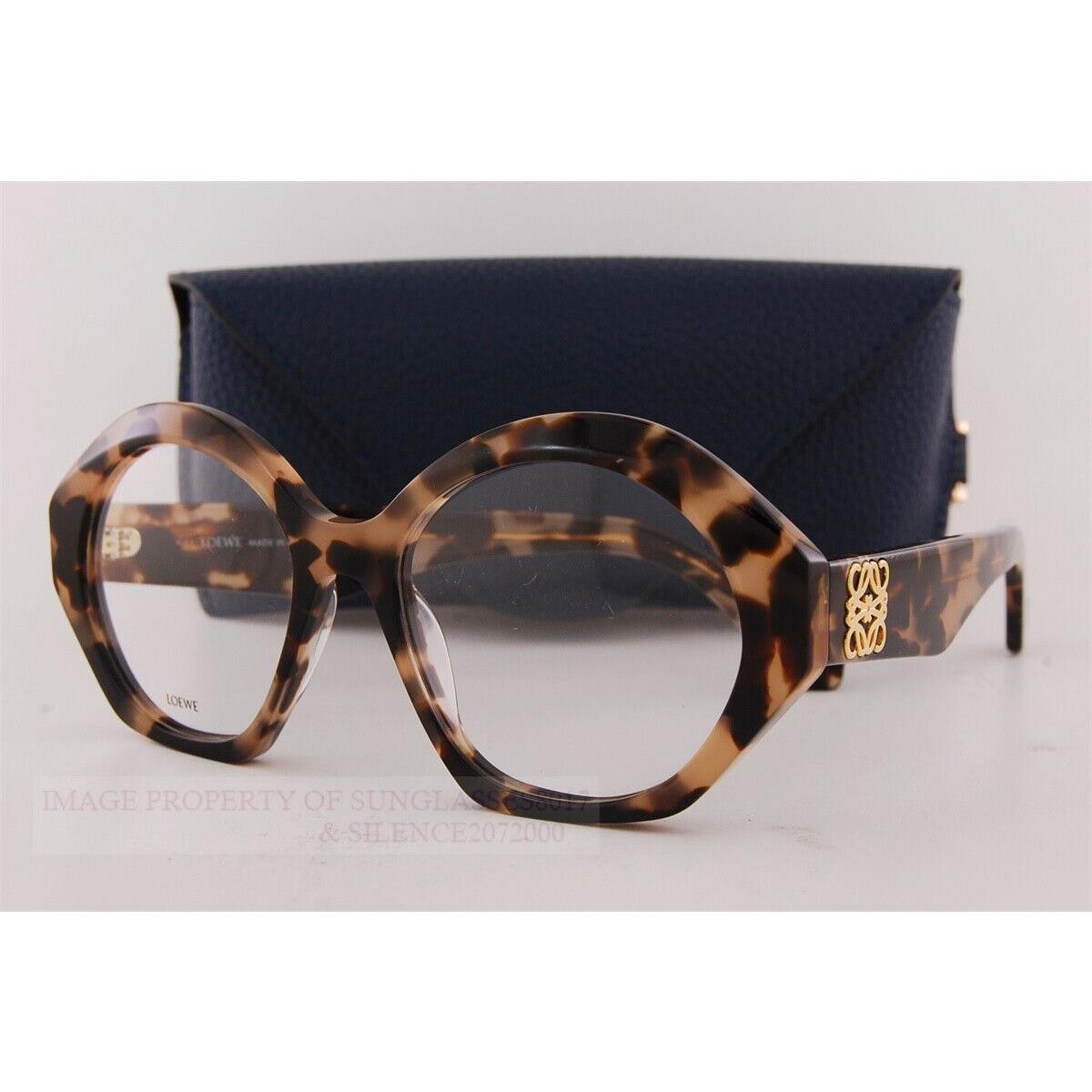 Loewe Eyeglass Frames LW 50057I 053 Tortoise For Women Size 53mm