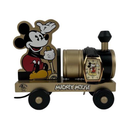 Mickey Mouse Limited Edition Gold Fossil Watch Collectible Toy