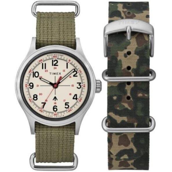 Timex X Todd Snyder Military Field Watch + Extra Nato Camo Strap TWG017800