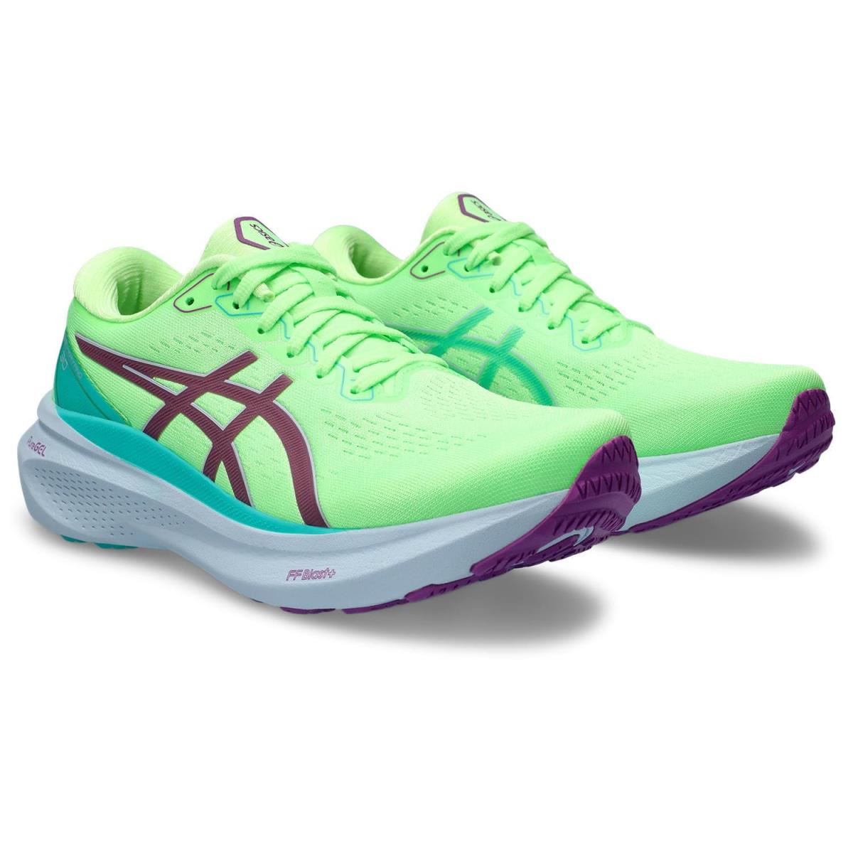 Woman`s Sneakers Athletic Shoes Asics Gel-kayano 30 Lite-show Lite-Show/Illuminate Green