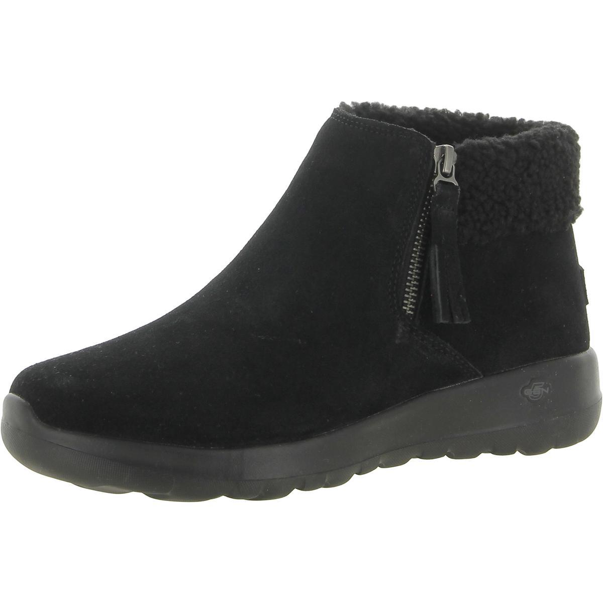 Skechers Womens Happily Cozy Winter Snow Boots Shoes Bhfo 3377 Black