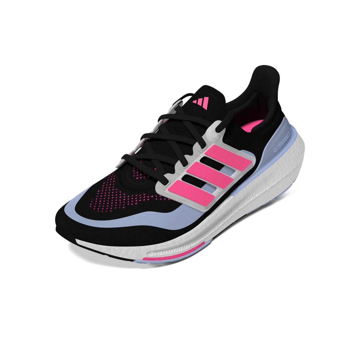 Adidas Women`s Ultraboost Light Running Shoes Snea Black/Lucid Pink/Blue Dawn