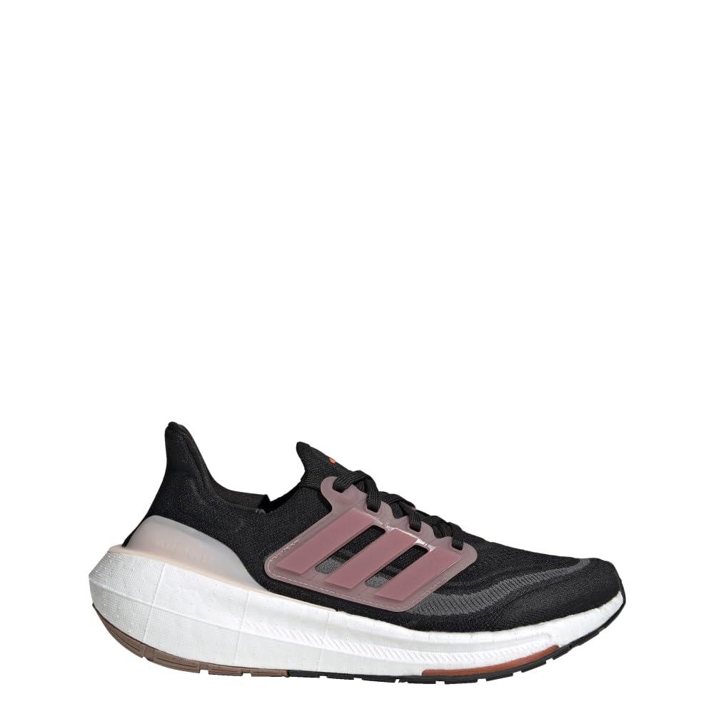 Adidas Women`s Ultraboost Light Running Shoes Snea Black/Pink Strata/Grey