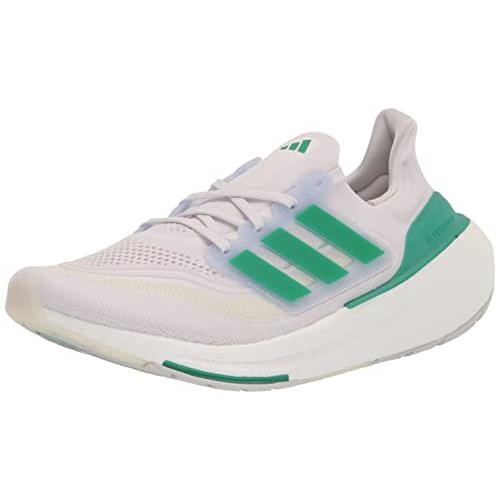 Adidas Women`s Ultraboost Light Running Shoes Snea White Tint/Court Green/Blue Dawn