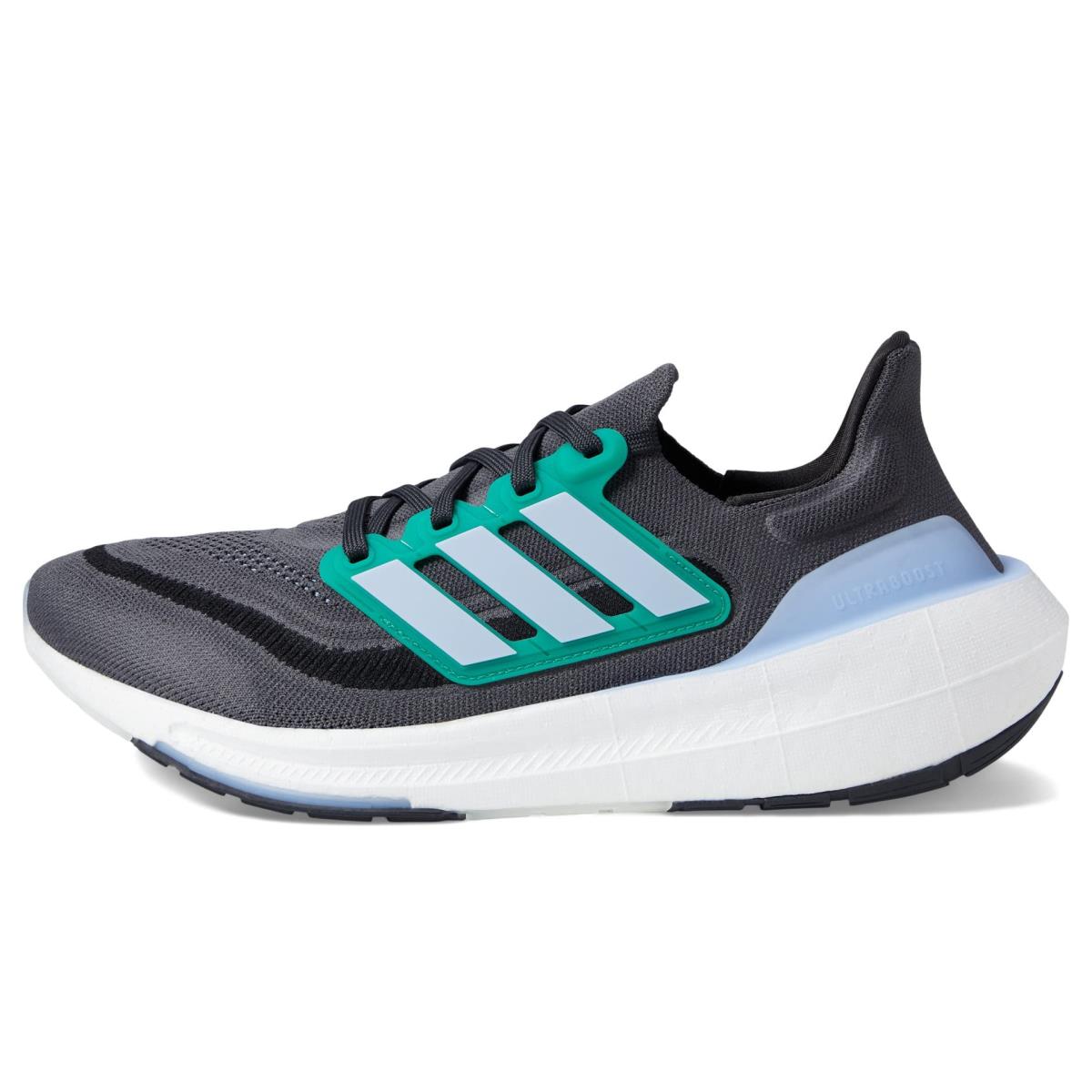Adidas Men`s Ultraboost 23 Running Shoe Carbon/Blue Dawn/Court Green