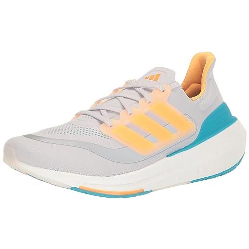 Adidas Men`s Ultraboost 23 Running Shoe Dash Grey/Flash Orange/Lucid Cyan