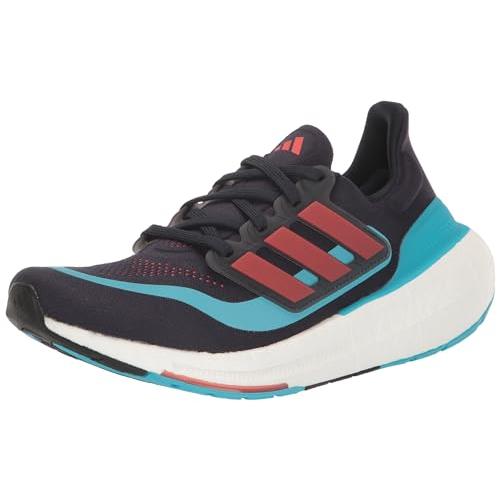Adidas Men`s Ultraboost 23 Running Shoe Ink/Bright Red/Lucid Cyan