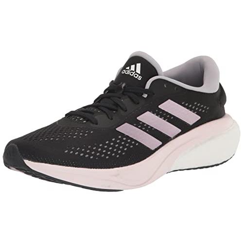 Adidas Women`s Supernova 2 Running Shoes Black/Matte Purple Metallic/Almost Pink