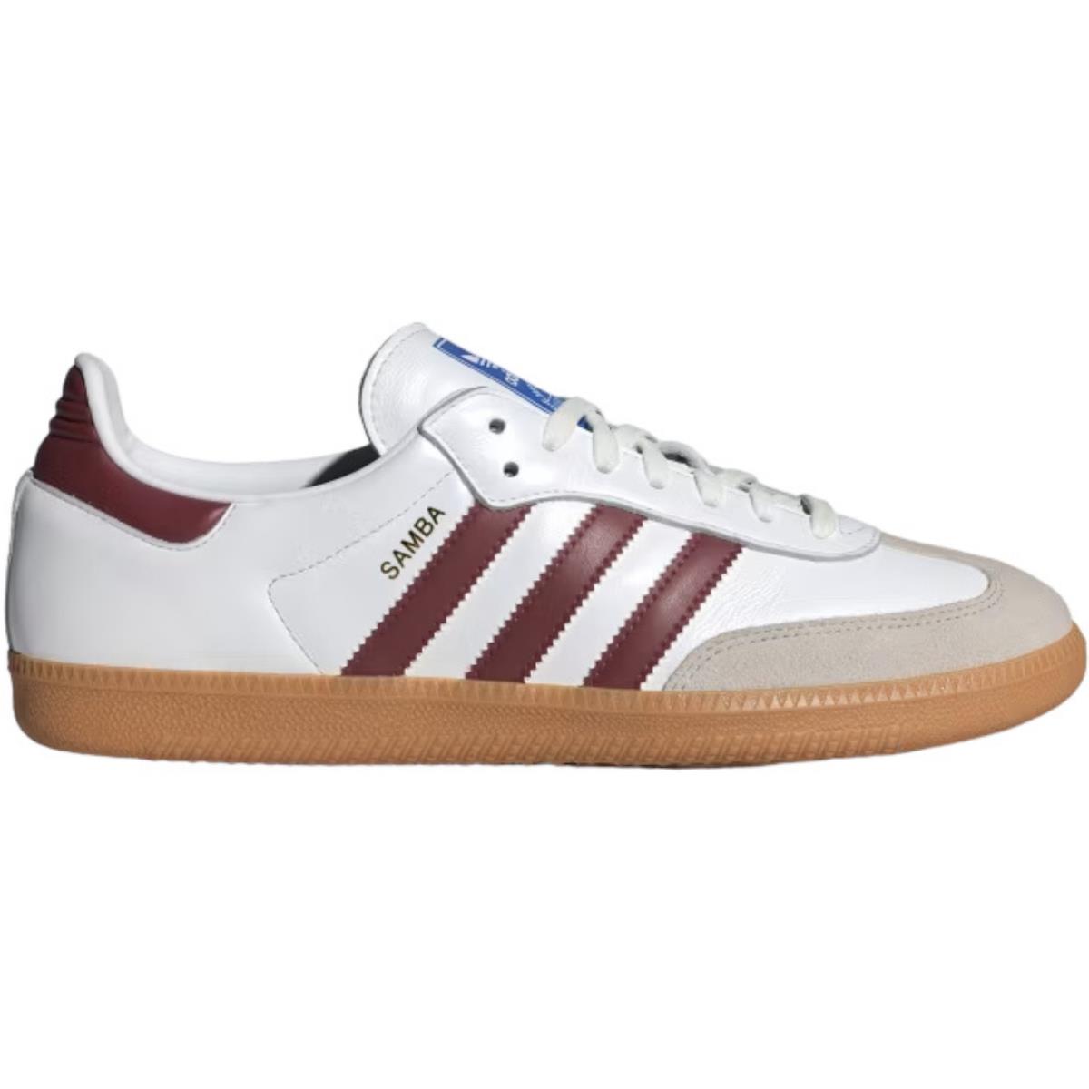 Adidas Originals Samba OG Women`s Casual Shoes All Colors US Sizes 6-11 Cloud White/Collegiate Burgundy/Gum