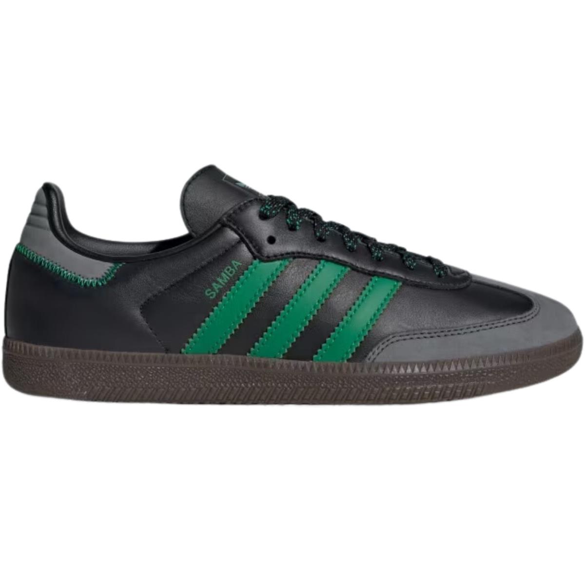 Adidas Originals Samba OG Women`s Casual Shoes All Colors US Sizes 6-11 Core Black/Green/Grey Six