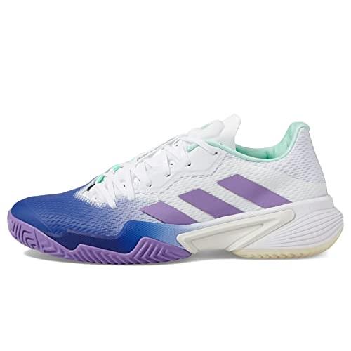 Adidas Women`s Barricade Tennis Shoe Lucid Blue/Violet Fusion/Pulse Mint