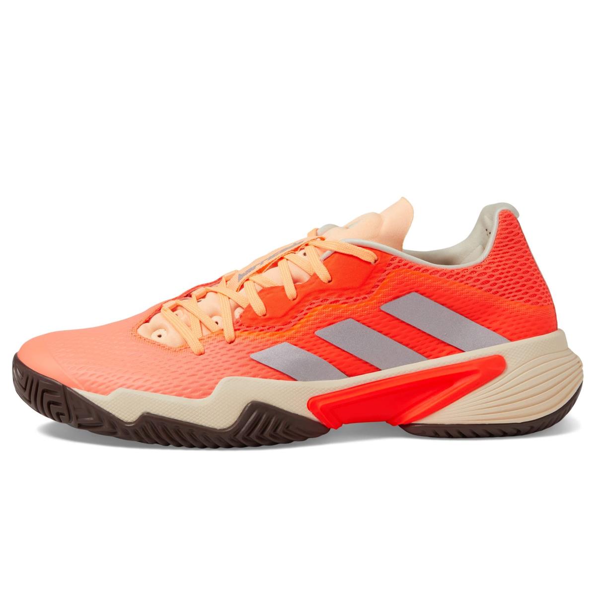 Adidas Women`s Barricade Tennis Shoe Solar Orange/Taupe Metallic