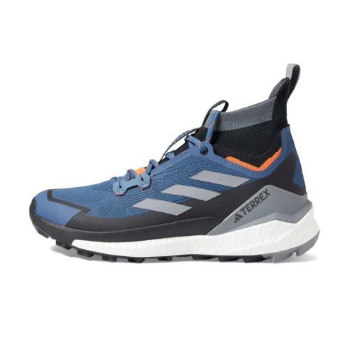 Adidas Men Terrex Free Hiker 2.0 Hiking Shoes HQ8396 Blue - Wonder Steel/Grey Three/Legend Ink
